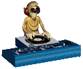 scimmia dj.gif